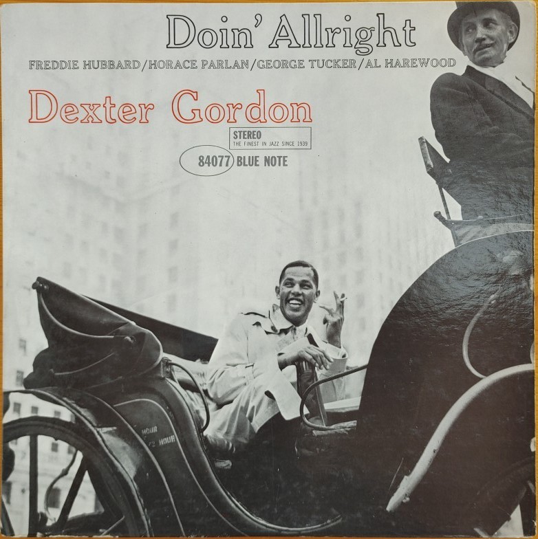 BLUE NOTE NYC RVG 耳 ステレオ 準オリジナル盤　DEXTER GORDON／Doin' Allright　Freddie Hubbard　Horace Parlan　デクスターゴードン　