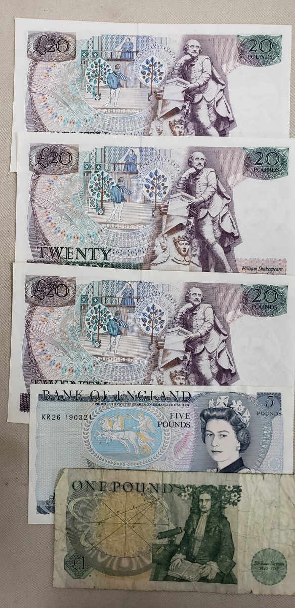 外国紙幣 イギリス ポンド 世界の紙幣 146ポンド POUND BANK OF