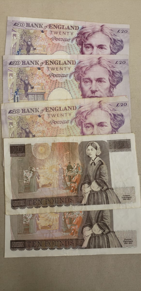 外国紙幣 イギリス ポンド 世界の紙幣 146ポンド POUND BANK OF