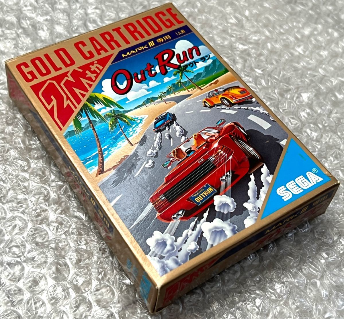 良品・箱説付属・動作確認済み〉SEGA MARKⅢ OutRun セガ マーク3 