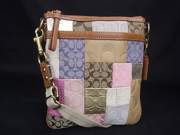 シグネチャー レザー キャンバス COACHコーチ COACH ドッグカラー