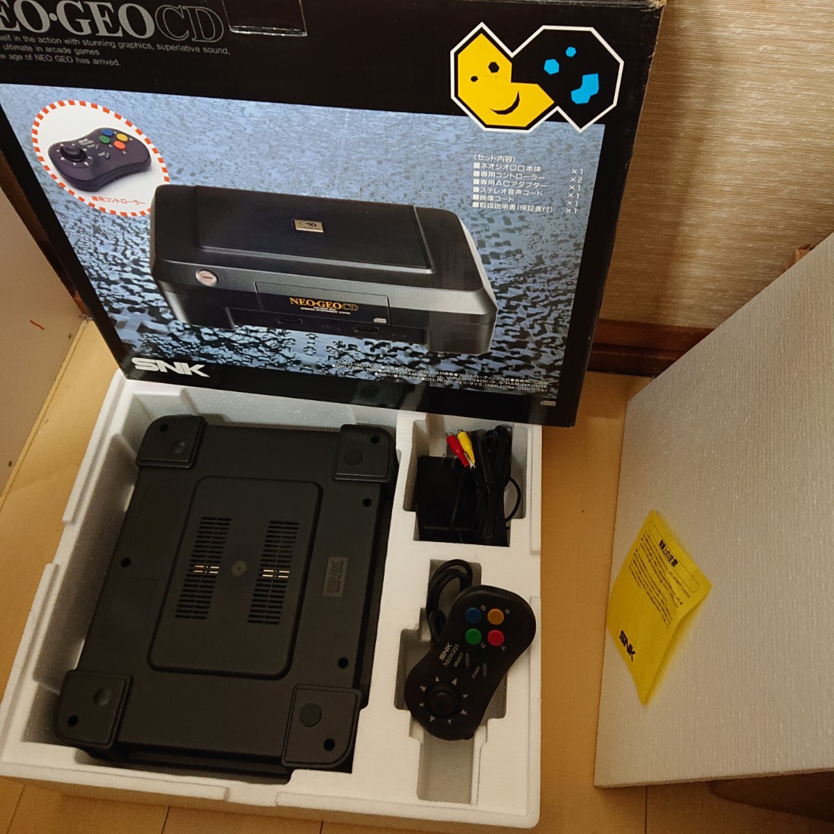 NEO-GEO CD ネオジオCD 本体 フロントローディング ソフト4本付 【公式 