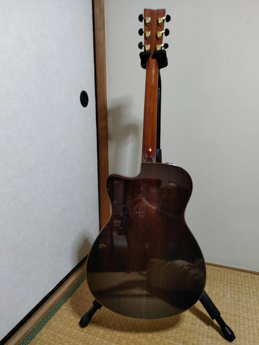 初心者向け エレアコ ヤマハ YAMAHA FSX755SC MBL トップ単板