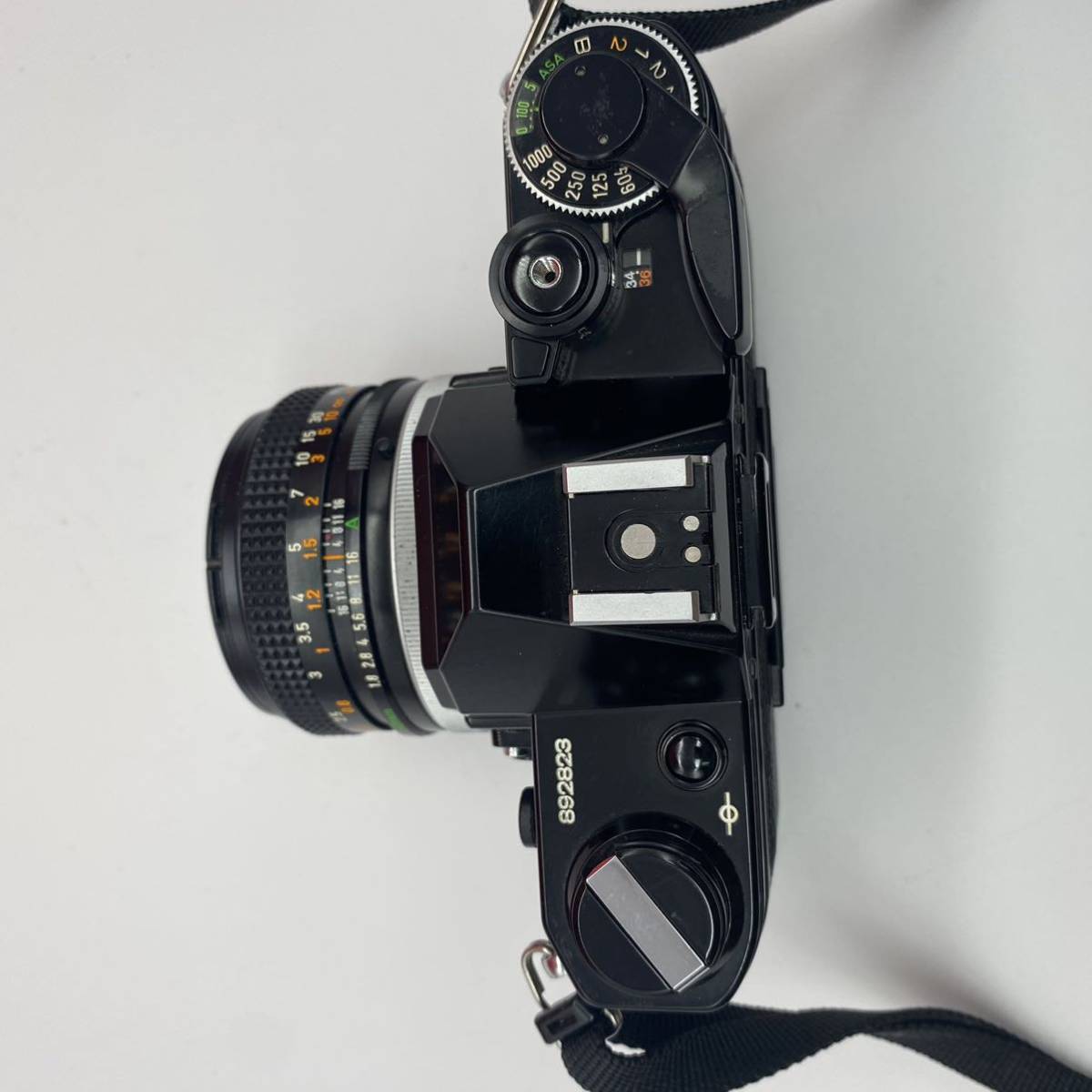 ◇A Canon AE-1 フィルムカメラ 一眼レフ ブラック FD 1:1.8 S.C. / FD