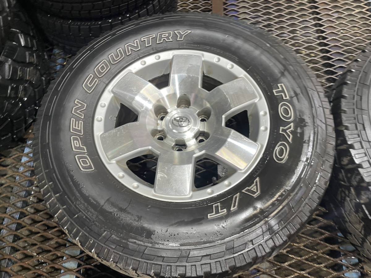 売切スタート 米国FJクルーザー純正ホイール 285/70R17 PCD139.7 