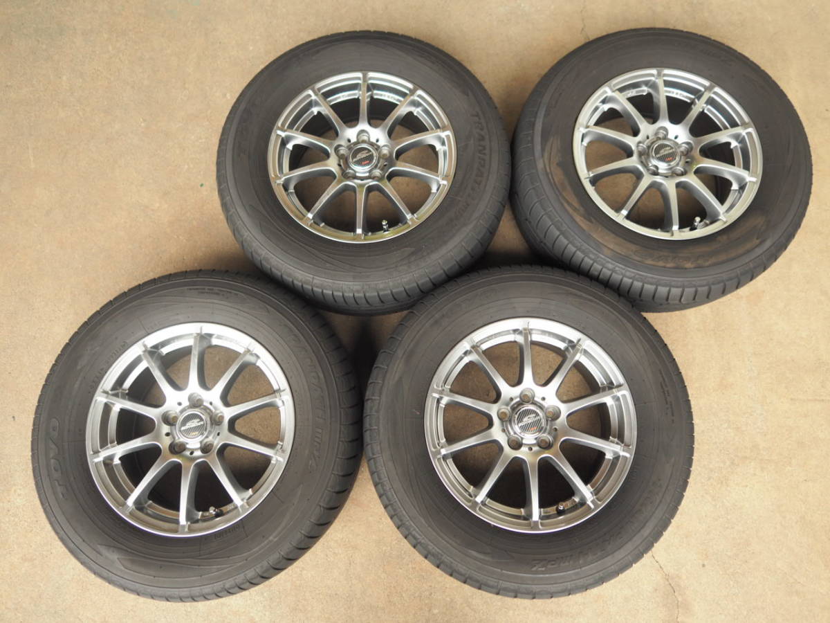 大人気，人気セール L567 エーテック 6Jx15 +45 PCD100 5穴 205/70R15 4本8分山 アルミホイール フォレスター レガシィランカスター(ラジアルタイヤ)｜売買されたオークション情報、yahooの商品情報をアーカイブ公開 - オ 5穴