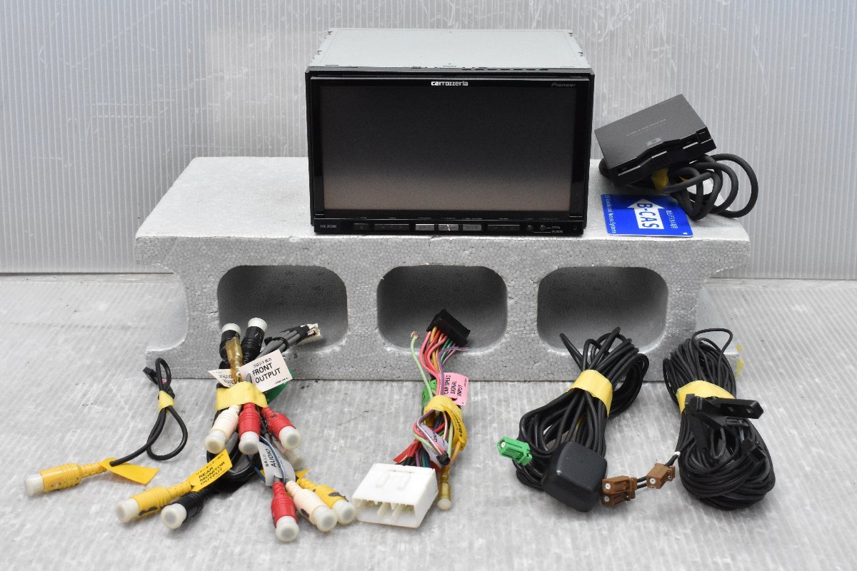 AVIC-ZH99 フルセット 2021年地図 3日保証付 カロッツェリア 地デジ HDD ナビ AVIC-ZH9900ZP 地図データ 2009年