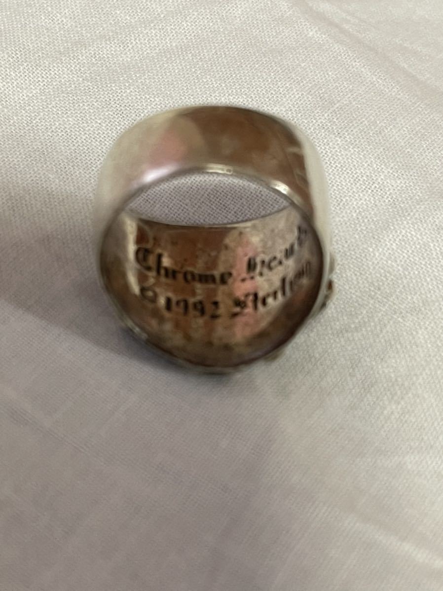 CHROME HEARTS クロムハーツ フローラル クロス リング_4