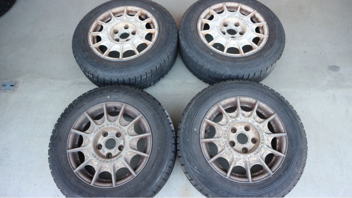 HOT，豊富な チームダイナミクス 15インチ 7j +50 ダート ダートラ 競技用 スタッドレスタイヤ付き 195/65R15 ブリザック GDB インプレッサ(スタッドレスタイヤ)｜売買されたオークション情報、yahooの商品情報 5穴