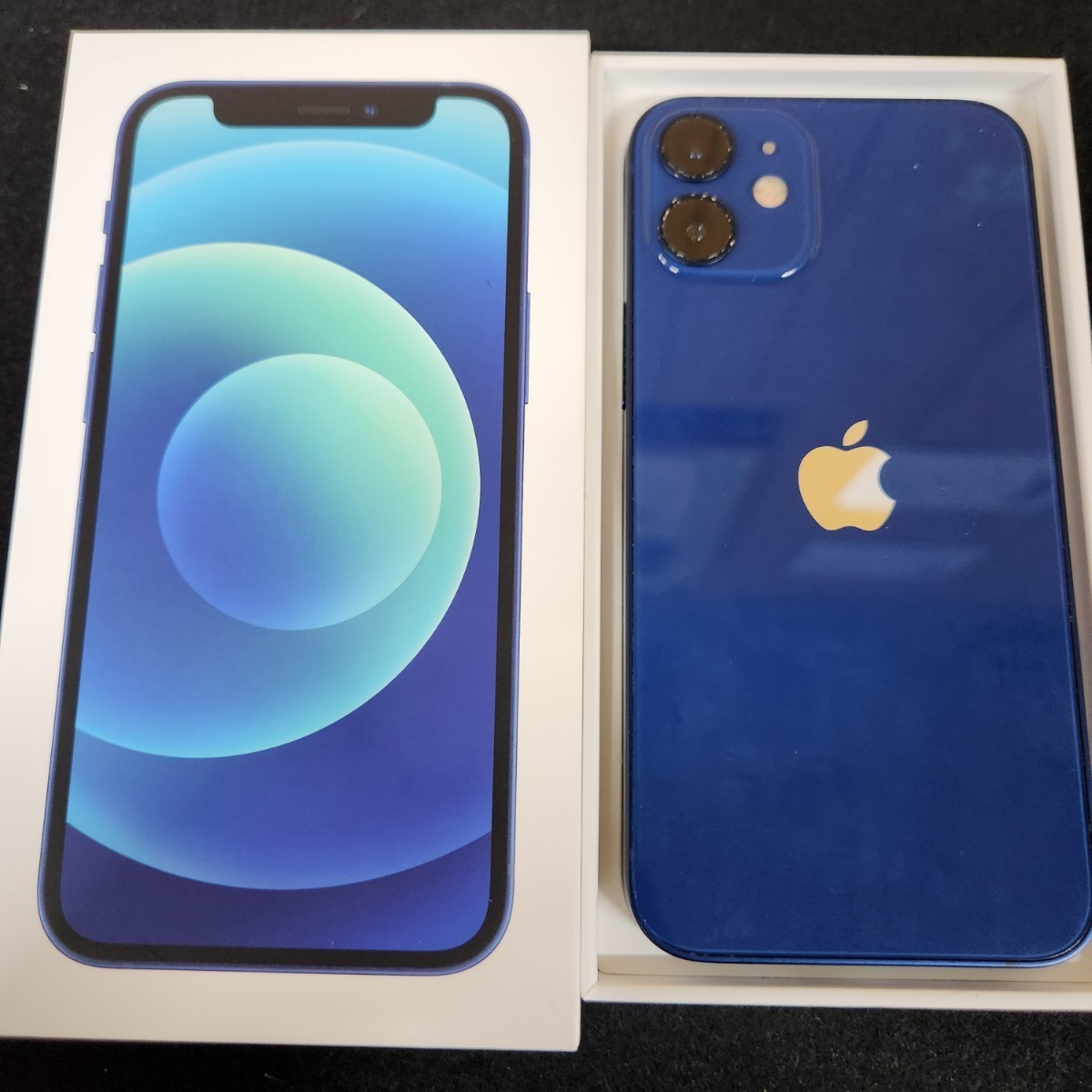 iPhone 0 128GB mini ブルー SIMフリー 初期化済み Apple iPhone12