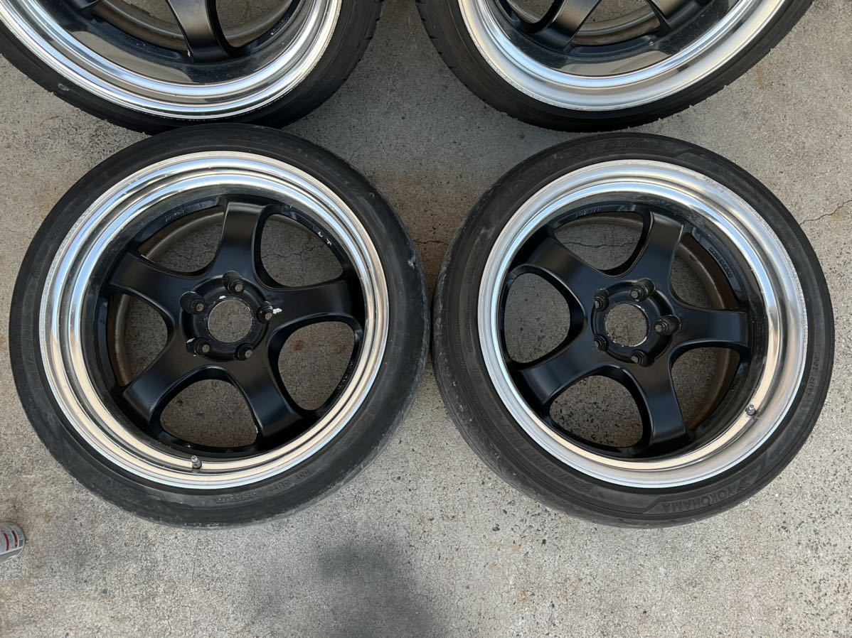 １８インチ　ＷＯＲＫ　ＭＥＩＳＴＥＲ　Ｓ１　５穴　ガラス付き