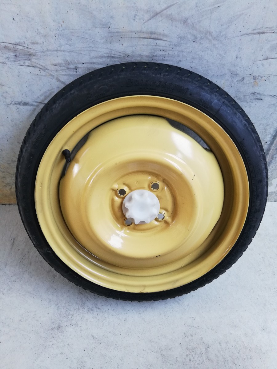 ☆トヨタ純正 T105/70D16 87M BRIDGESTONE 16X4T 4H 100 スペアタイヤ