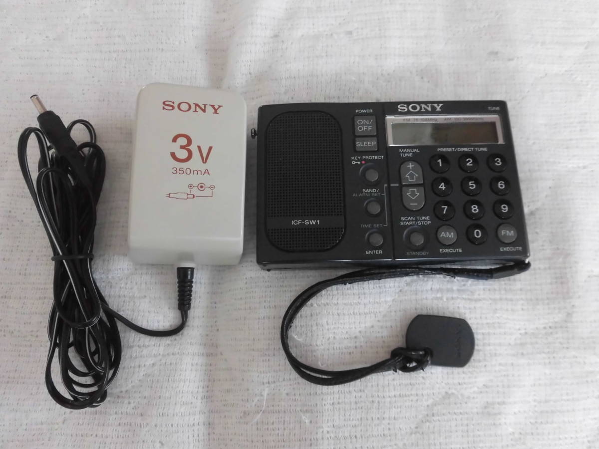 完動品！SONY ICF-SW1 コンデンサー交換済み・高輝度LEDに換装済み SONY