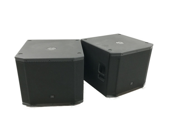 【引取限定】 JBL SRX818SP パワード サブ ウーファー ペア オーディオ 音響 機器 中古 直 F7478251
