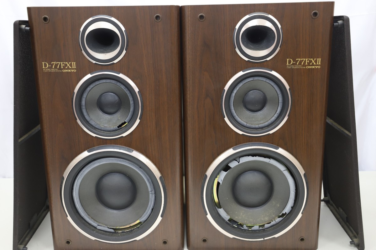 ペア】ONKYO D-102TX スピーカー(△ゆ30-06-26)