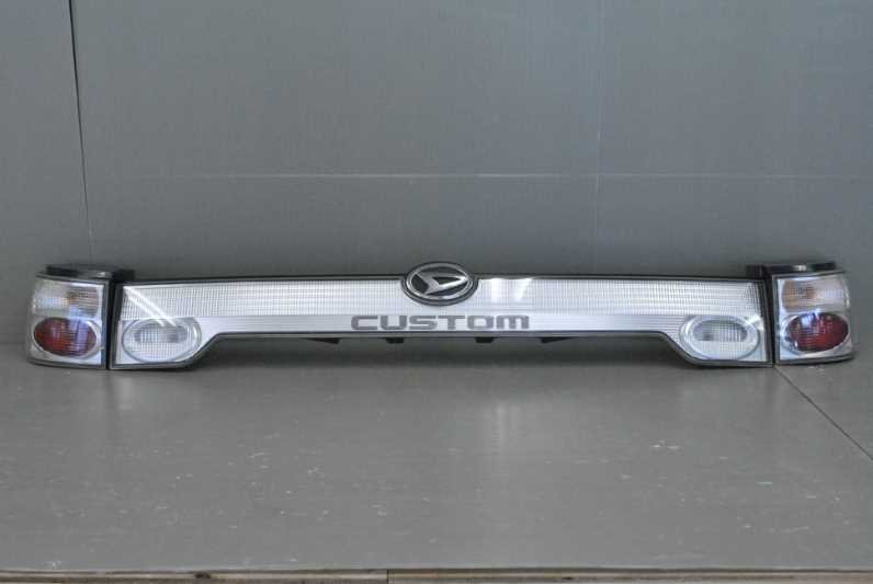 タント カスタム 後期(L350S) 純正 イチコー 動作保証 テールランプ テールライト センターガーニッシュ 3点セット D021A D021B s003384