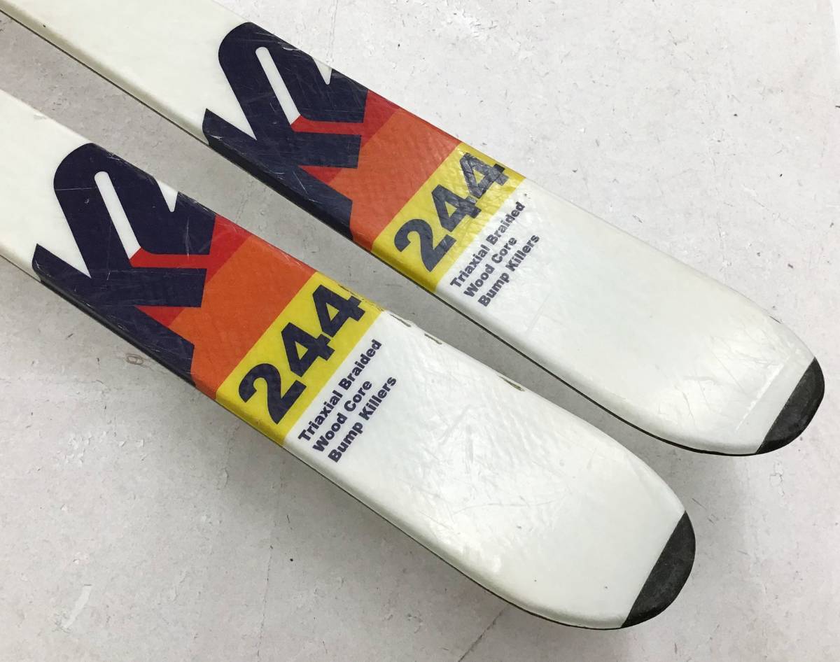 【美品】K2 244 173cm × MARKER SQUIRE 2点セット K2 244 モーグル用 スキー 板 173cm ビンディング MARKER