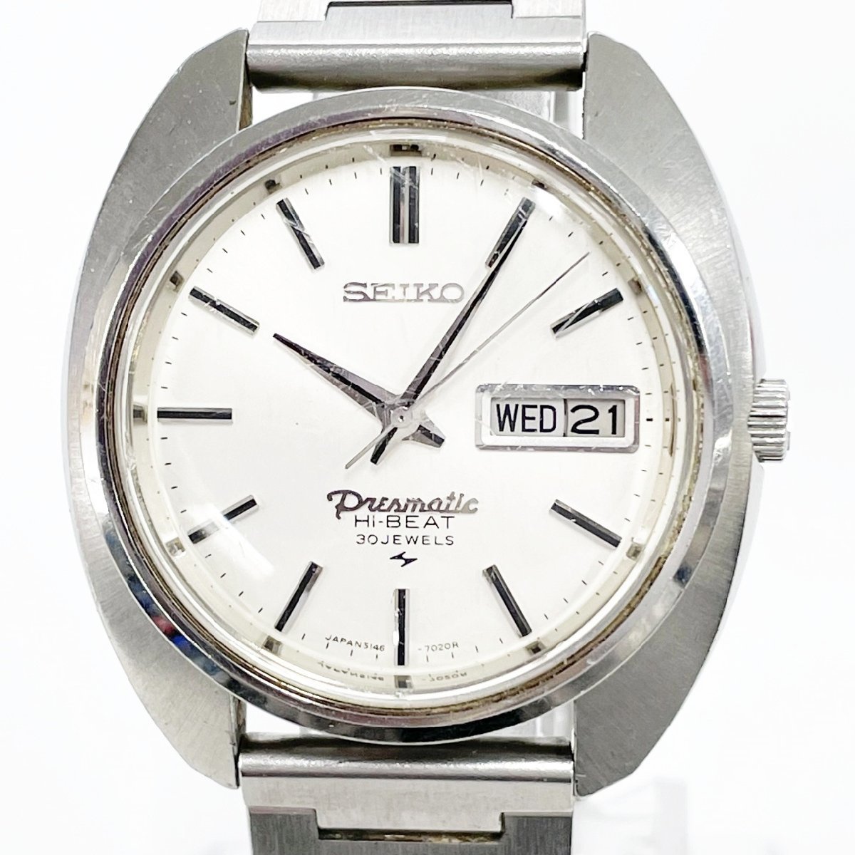 セイコー プレスマチック 5146-7080 30石 SEIKO ハイビート 27石 自動 