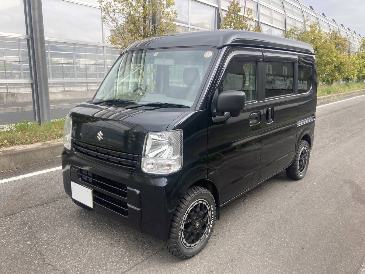 エブリイ　車中泊仕様　サブバッテリー＆冷蔵庫　28000キロ売切　個人出品