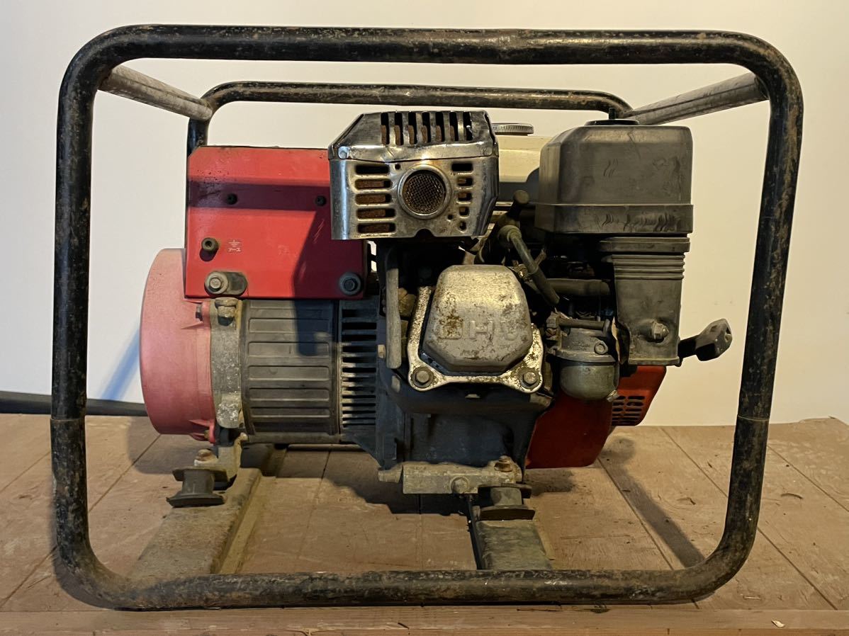 確認動画 4030 HONDA ホンダ ガソリン発電機 EC2000X 100V 20A 2.0KVA 
