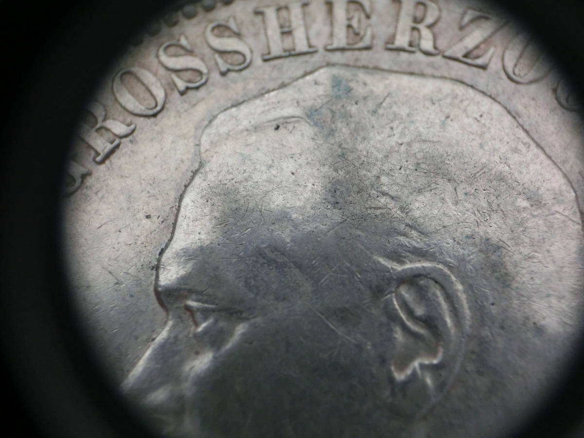 Aa-43 海外古銭 ドイツ 1912年 バーデン フリードリヒ2世 3マルク銀貨