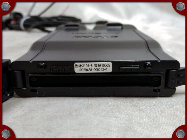 ○中古品○バイク用 GPS搭載ETC2.0車載器 MSC-BE700S○通電/カード認識