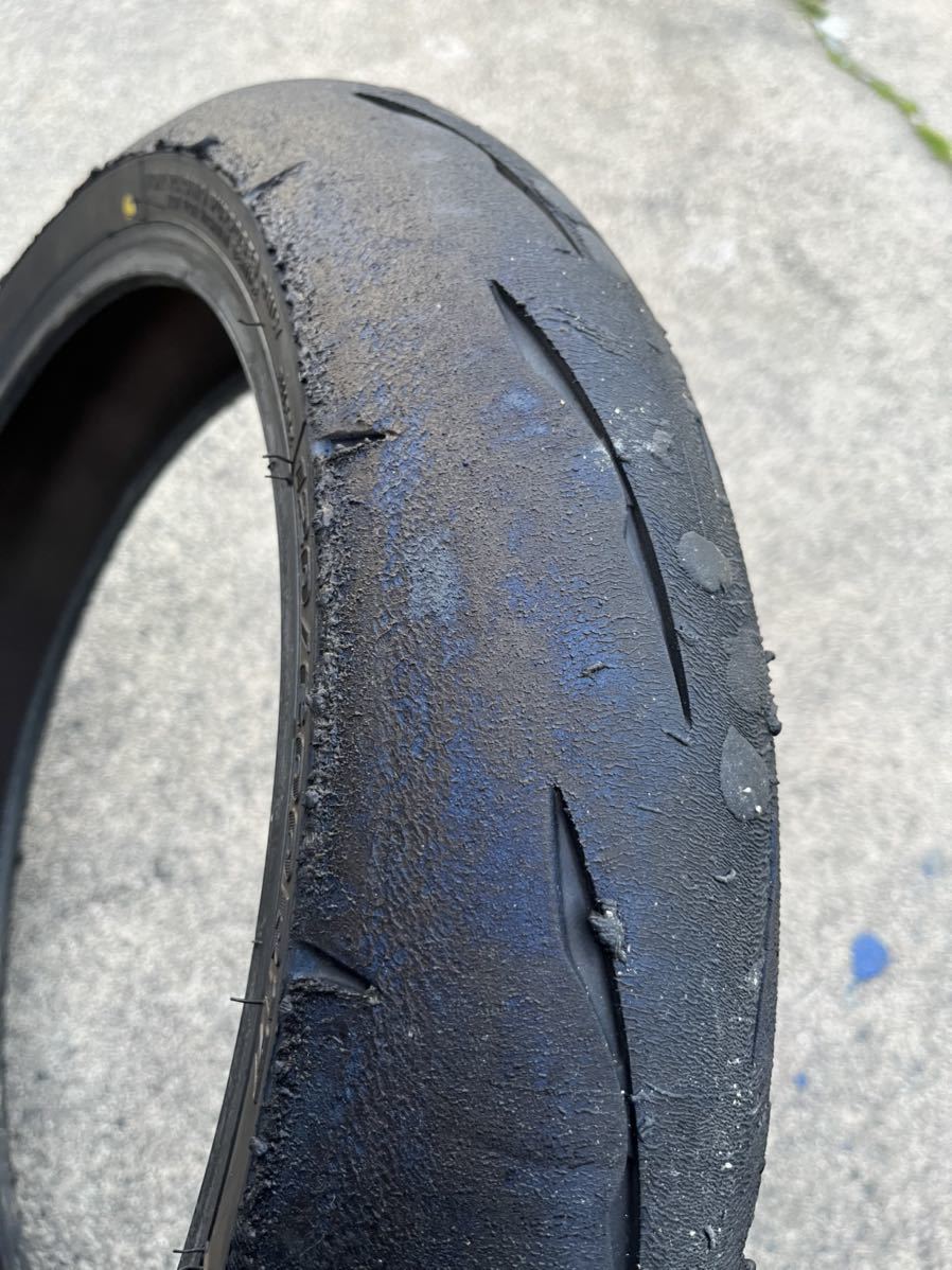 中古】ブリヂストン BATTLAX RACING R11 前後セット 22年製造