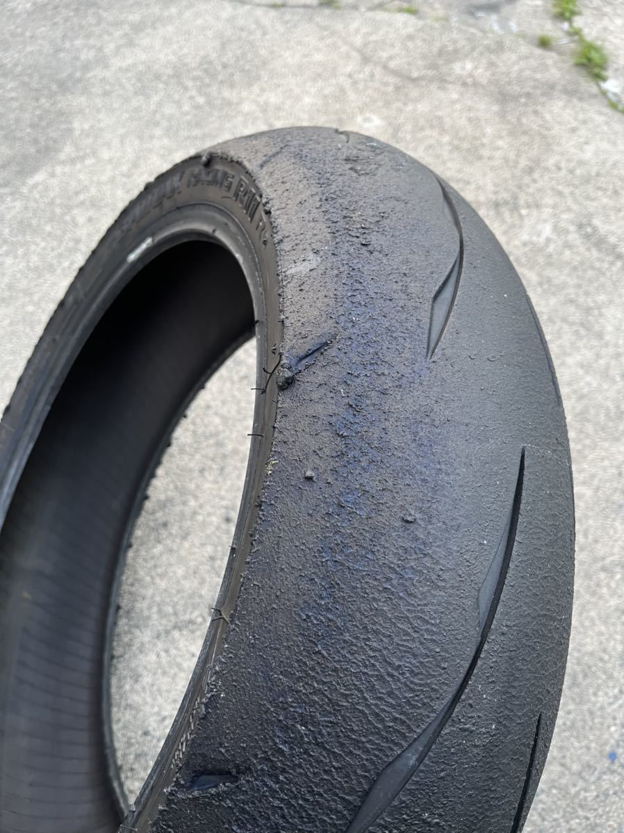 中古】ブリヂストン BATTLAX RACING R11 前後セット 22年製造