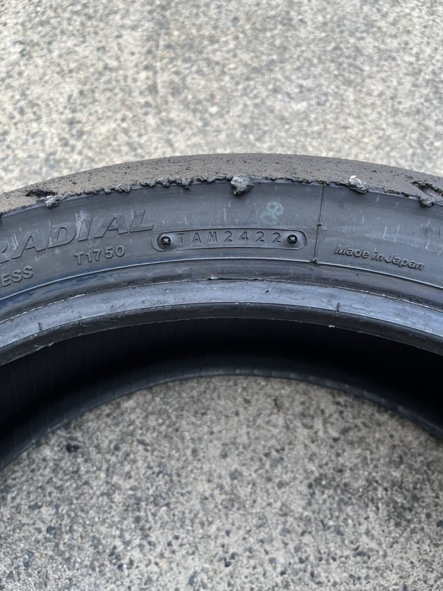 中古】ブリヂストン BATTLAX RACING R11 前後セット 22年製造