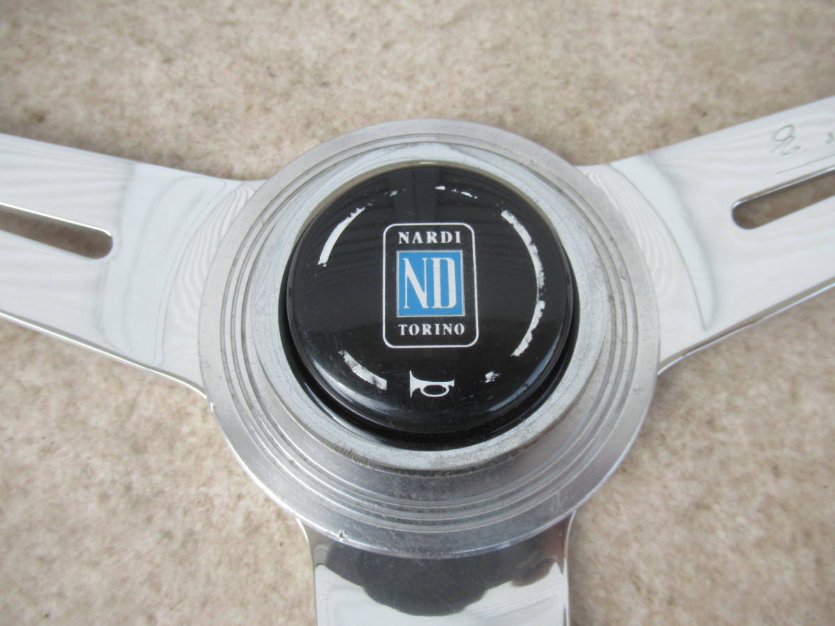 NARDI ナルディ クラシック ウッドステアリング φ360㎜ 中古品 当時物
