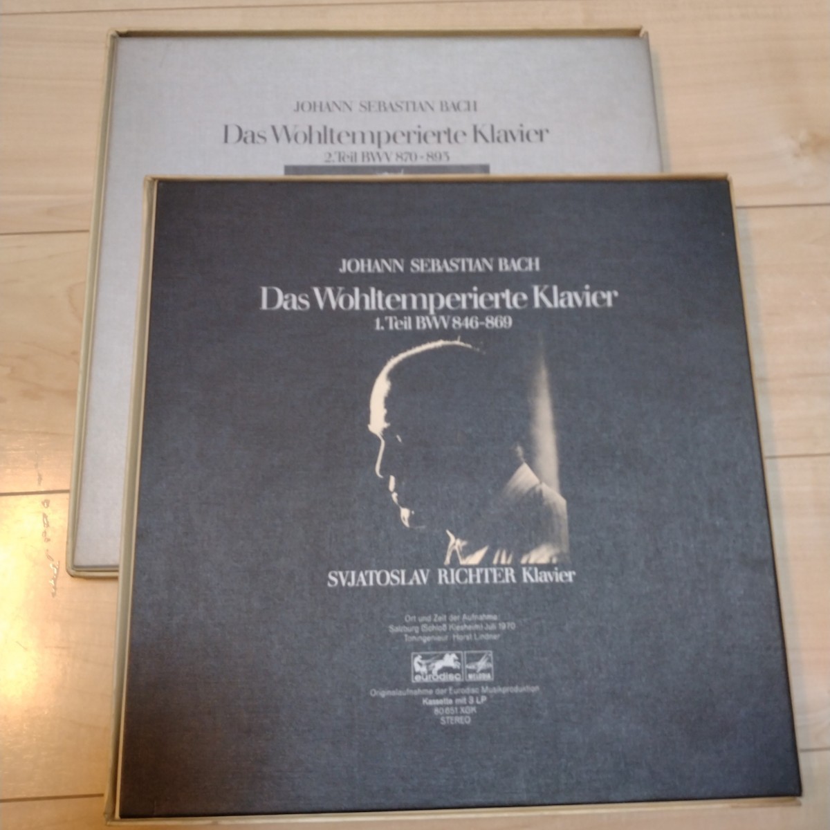 中古LP】バッハ 平均律クラヴィーア曲集 / スヴャトスラフ・リヒテル