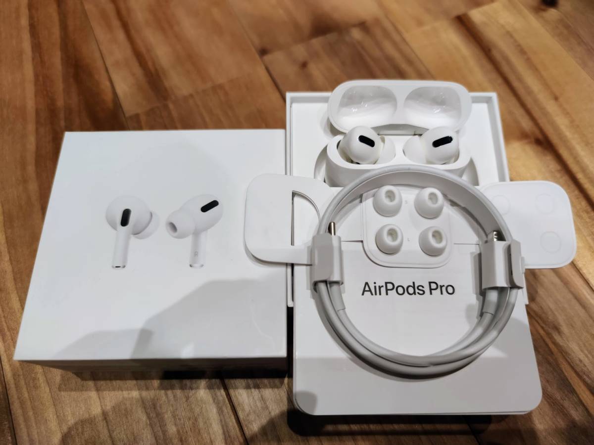完全ワイヤレスイヤホン Apple AirPods Pro ★ MWP22J/A アクティブノイズキャンセリング★ホワイト