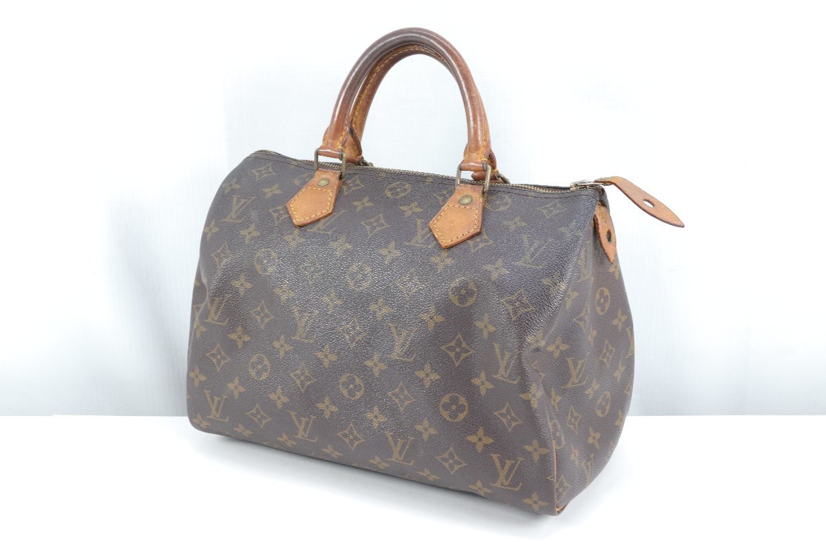 LOUIS VUITTON ルイ ヴィトン スピーディ30 モノグラム ハンドバッグ