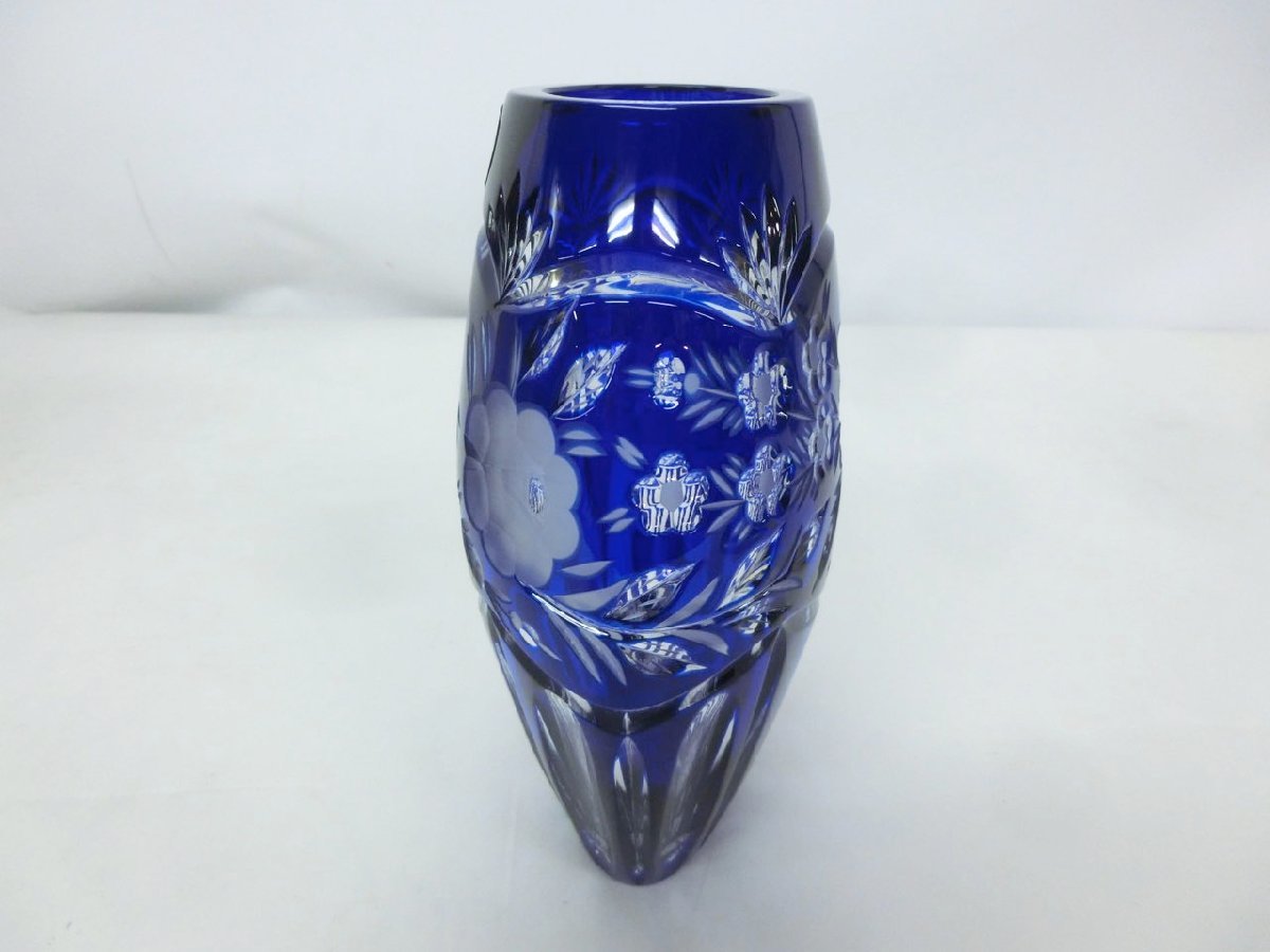 OY-2634】未使用 ELBE Crystal エルベクリスタル 切子デザイン