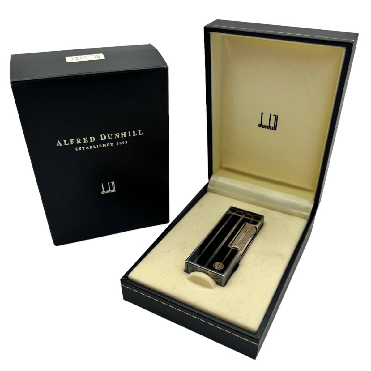 dunhill ダンヒル ライター ドレスライター ブラック × シルバー dunhill ダンヒル ライター ドレスライター ブラック × シルバー