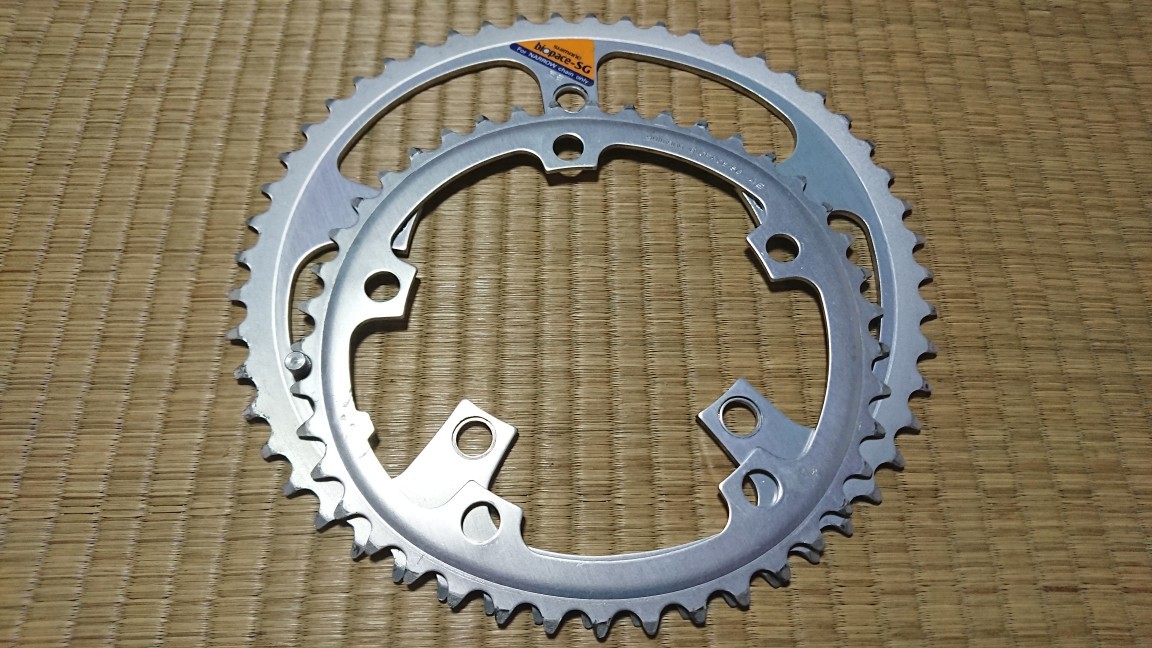 Shimano Biopace 52×42t チェーンリング BCD130 楕円チェーンリング