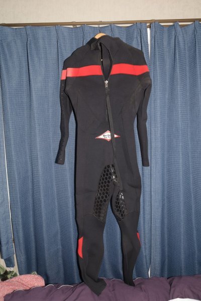 中古品 ウェットスーツ 詳細型式不明 hap jacobs neoprene? XLサイズ