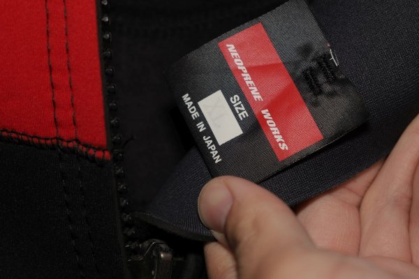 中古品 ウェットスーツ 詳細型式不明 hap jacobs neoprene? XLサイズ