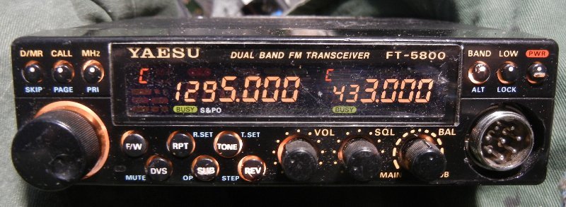 ヤエス FT-5800 430／1200MHz 美品 YAESU FT-5800 アマチュア無線機