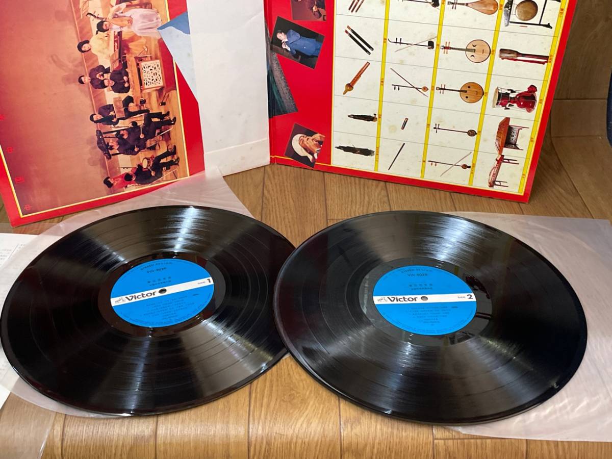 ♪LP レコード 中国中央民族楽団 &frasl; 春江花月夜 2LP VIC-9029-30 美盤♪