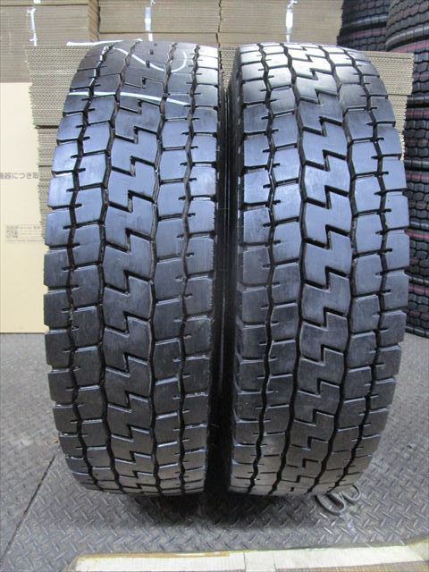 送料無料　225/80R17.5　ヨコハマ　710R　ミックス　2021年製　バリ溝　2本セット　14mmぐらい