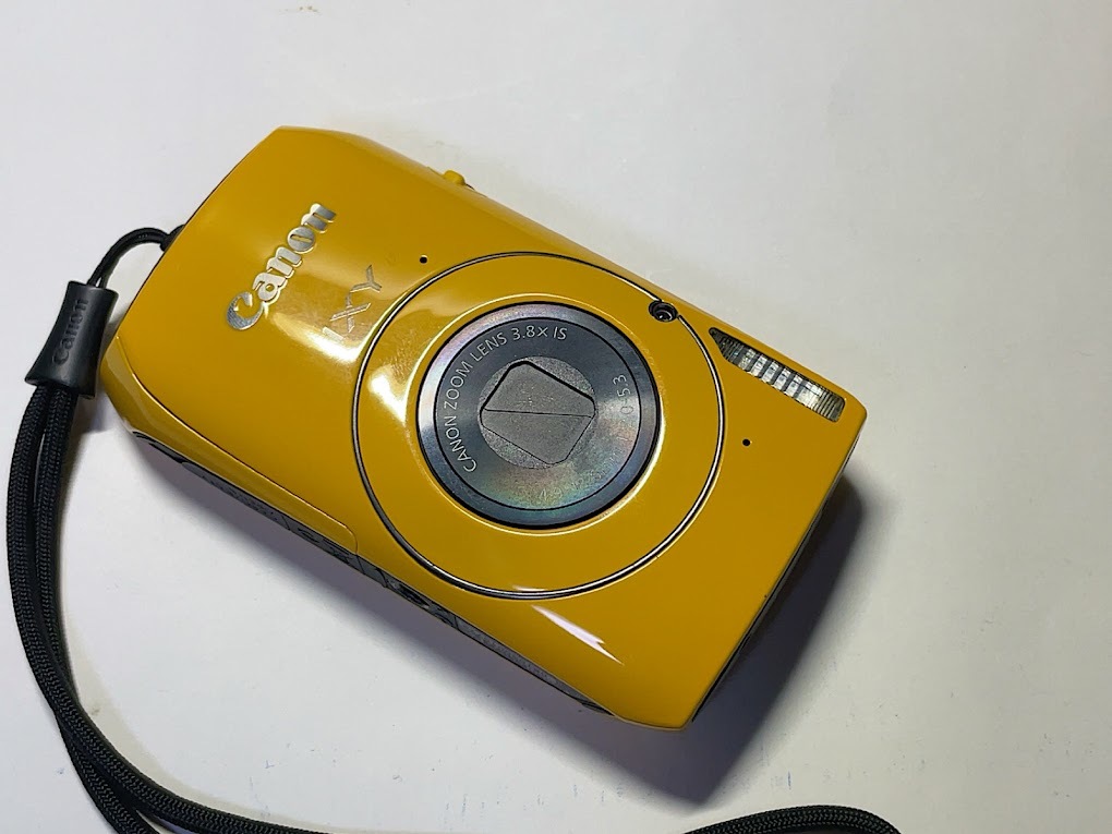 Canon IXY 30S イエロー キヤノン 動作OK バッテリー、充電器付き 
