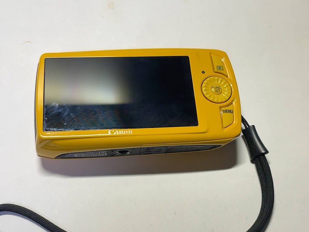 Canon IXY 30S イエロー キヤノン 動作OK バッテリー、充電器付き 
