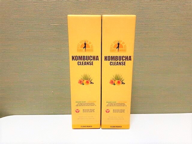 【新品・未開封】KOMBUCHA CLEANSE コンブチャクレンズ　720ml　2本セット　ダイエット　アイランドマンゴー味　酵素エキス　すっきりをサ