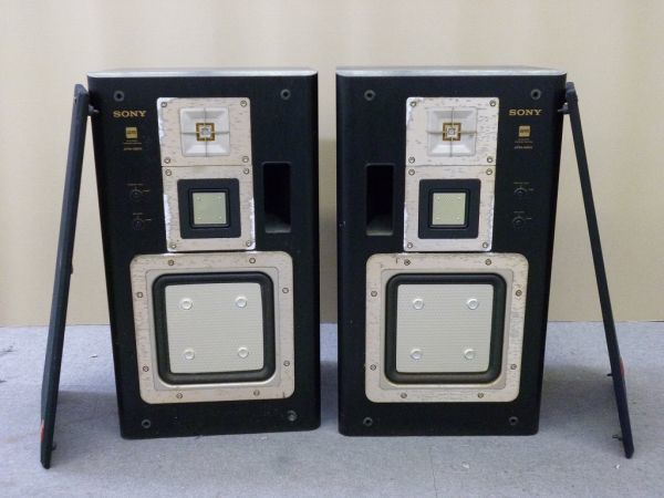 W081-Y24-651 [2個口発送] SONY ソニー APM-66ES 3way スピーカーペア 現状品①