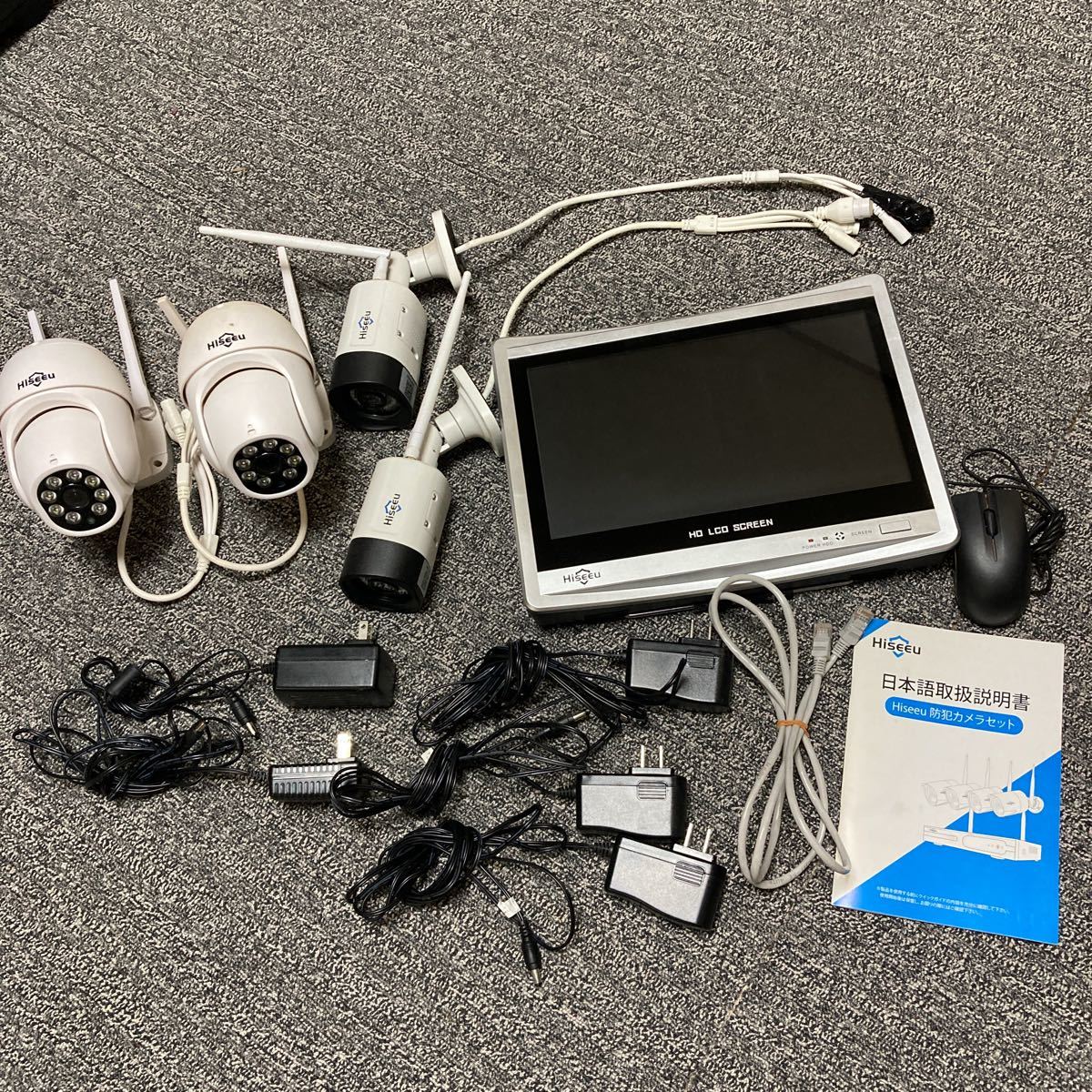 通電確認済み】Pansonic KX-HJC200-W 屋内用ホームセキュリティカメラ