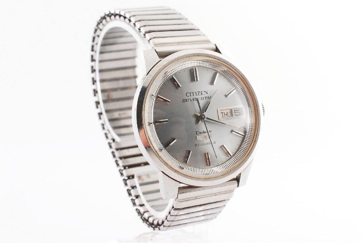 セブンスター シチズン 自動巻き V2 稼働品 CITIZEN 稼働 4-720181 25 