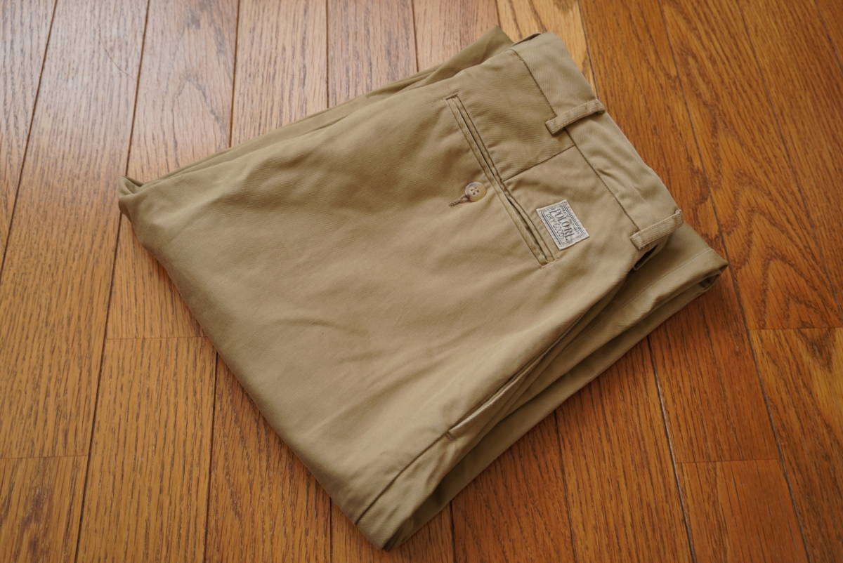 AH-77★★RALPH LAUREN × BEAMS 2タックチノ W29 L28 アニーホール ウディ・アレン★★VH-63 ラルフローレン ビームス チノパン 