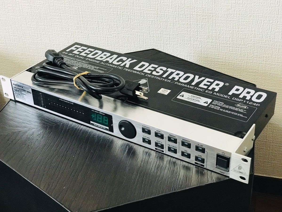 通電ok BEHRINGER ベリンガー DSP1124P フィードバックデストロイヤープロ　FEEDBACK DESTROYER PRO 手渡しok 川崎市宮前区