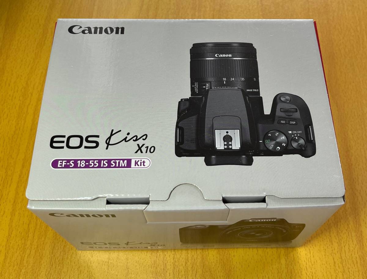 Canon キャノン デジタル一眼レフカメラ EOS Kiss X10 標準ズームキット ブラック 送料無料 新品未使用